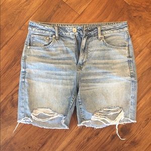 American Eagle Hi-Rise Tomgirl Bermuda Shorts